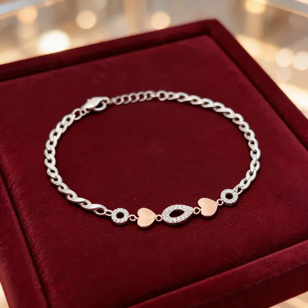 Silver_Oval_Link_Bracelet_For_Women