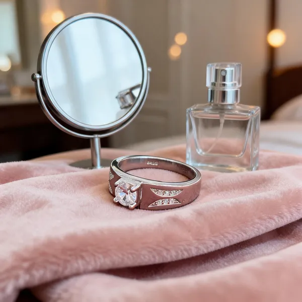 Silver_Clear_Stone_Solitaire_Ring_For_Women