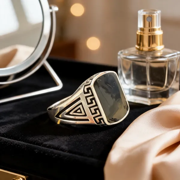 Silver_Black_Greek_Key_Signet_Ring_For_Men