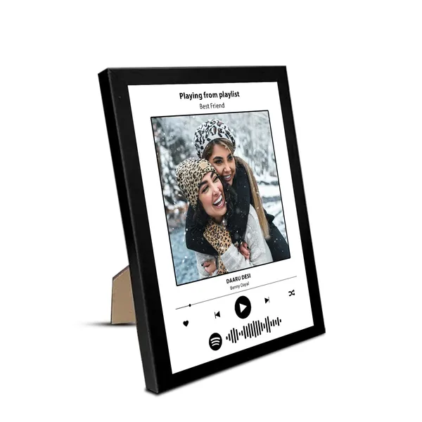 Wooden_Personalised_Spotify_Song_Photo_Frame_Black