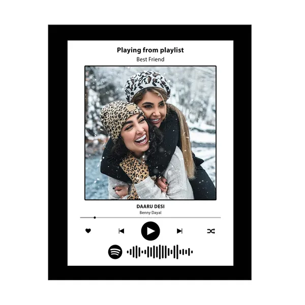 Wooden_Personalised_Spotify_Song_Photo_Frame_Black