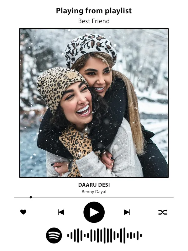 Wooden_Personalised_Spotify_Song_Photo_Frame_Black