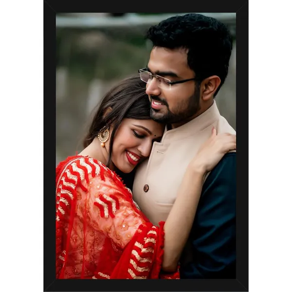 Wooden_Personalized_Portrait_Photo_Wall_Art_Frame_12X8_Inch