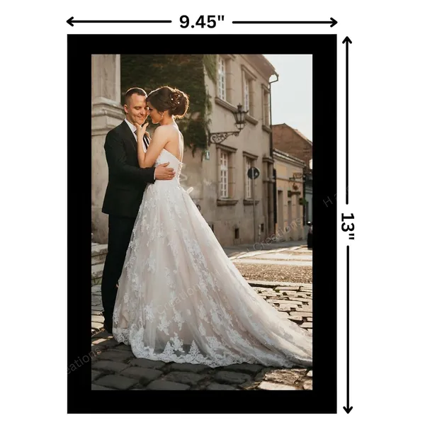 Wooden_Midnight_Black_Customized_A4_Photo_Frame_Wall_Art