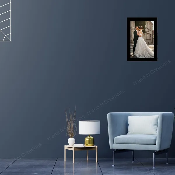 Wooden_Midnight_Black_Customized_A4_Photo_Frame_Wall_Art