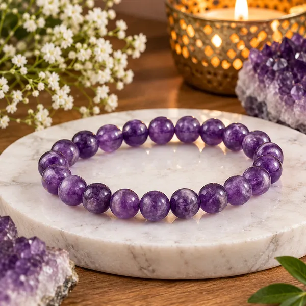 Purple_Amethyst_Beaded_Bracelet_For_Unisex