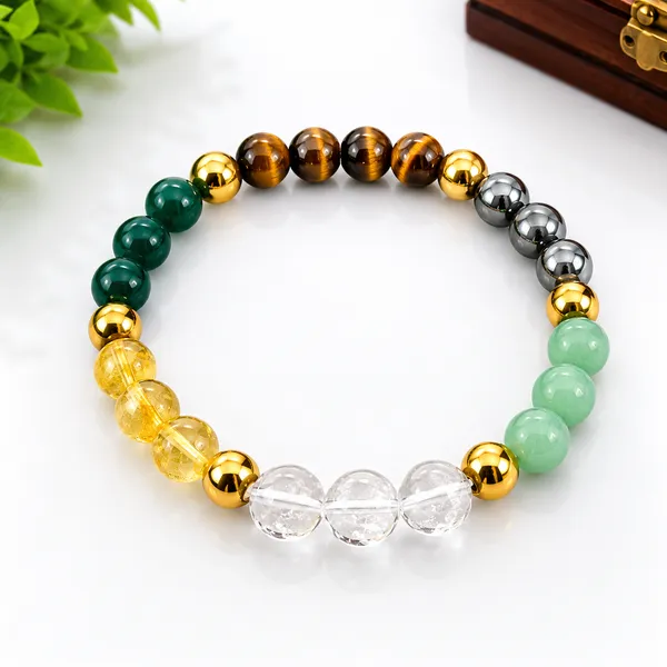 Multicolor_Crystal_Stone_Beaded_Bracelet_For_Adults