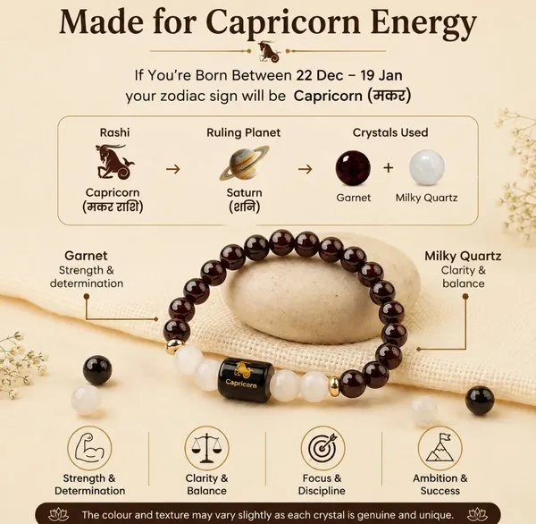 Garnet_And_Milky_Quartz_Capricorn_Beaded_Bracelet