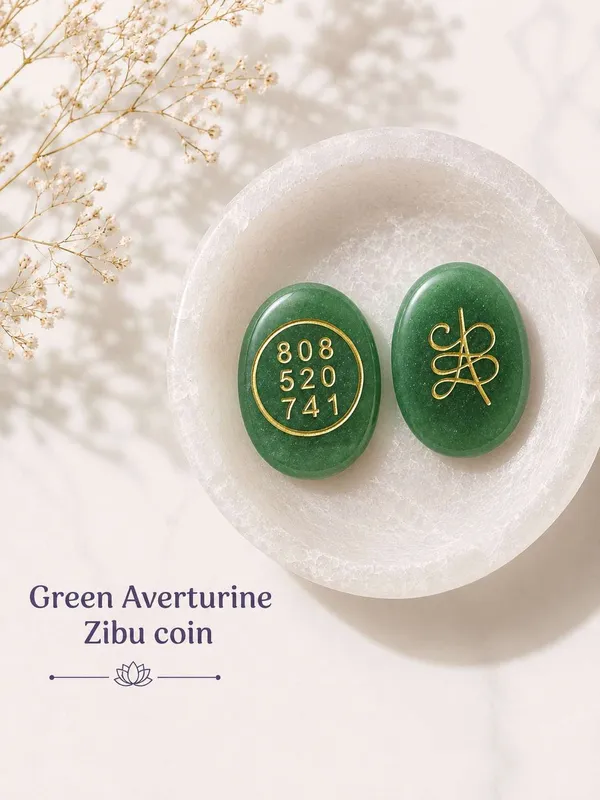 Green_Aventurine_Engraved_Zibu_Symbol_Coin_Pair
