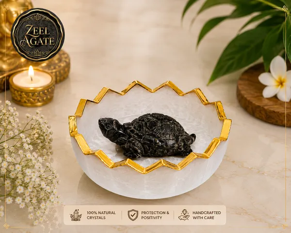 Crystal_Gold_Rim_Turtle_Decorative_Bowl