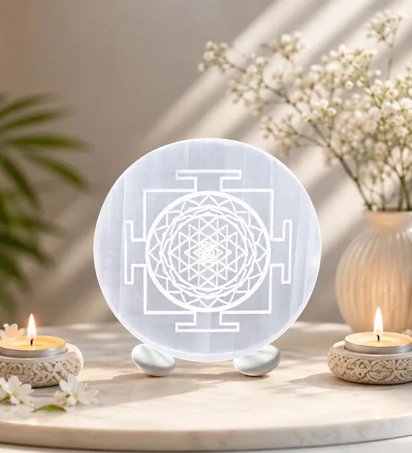 Selenite_Spiritual_Sri_Yantra_Decorative_Plate