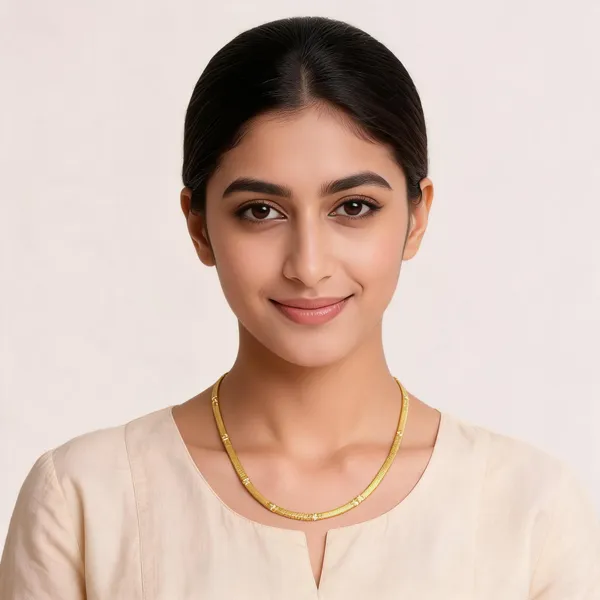 Gold_Alloy_Slim_Linked_Chain_Necklace_For_Women