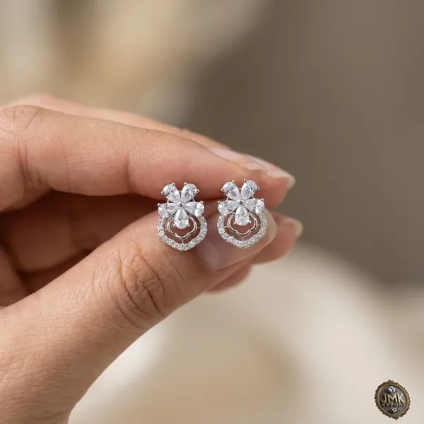 Silver-Tone_Floral_Drop_Earrings_for_Women