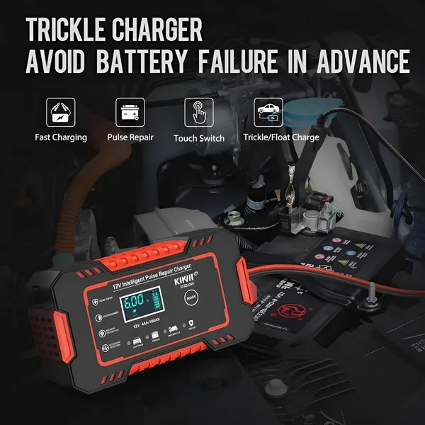Kikvi_Car_Battery_Charger_12v_6a_Smart_Battery_Trickle_Charger_Automotive_12v_Battery_Maintainer_Desulfator_With_Temperature_Compensation_For_Car_Truck_Motorcycle_Lead_Acid_Batteries