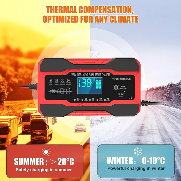 Kikvi_24_V_10_Amp_Battery_Charger_Smart_Trickle_Charger_12v_24v_Car_Battery_Charger_Fully_Automatic_Maintainer_Desulfator_W_Temp_Compensation_For_Car_Truck_Lawn_Mower_Boat_Marine_Batteries