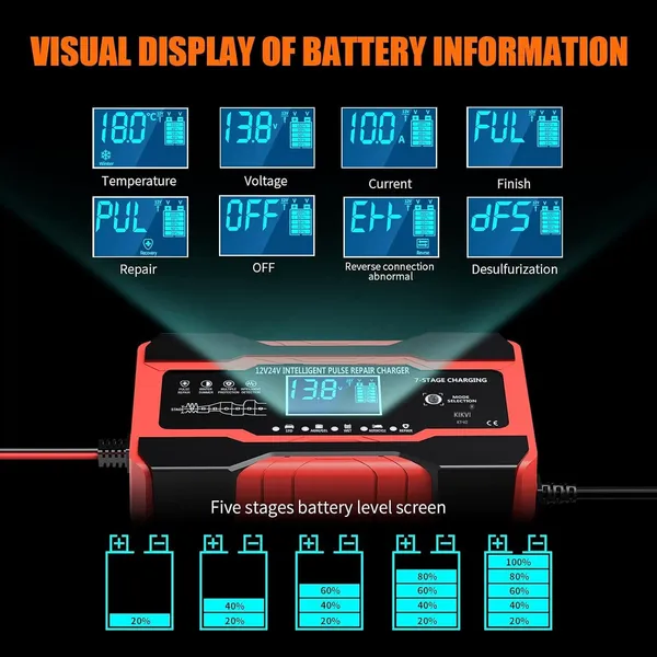 Kikvi_24_V_10_Amp_Battery_Charger_Smart_Trickle_Charger_12v_24v_Car_Battery_Charger_Fully_Automatic_Maintainer_Desulfator_W_Temp_Compensation_For_Car_Truck_Lawn_Mower_Boat_Marine_Batteries