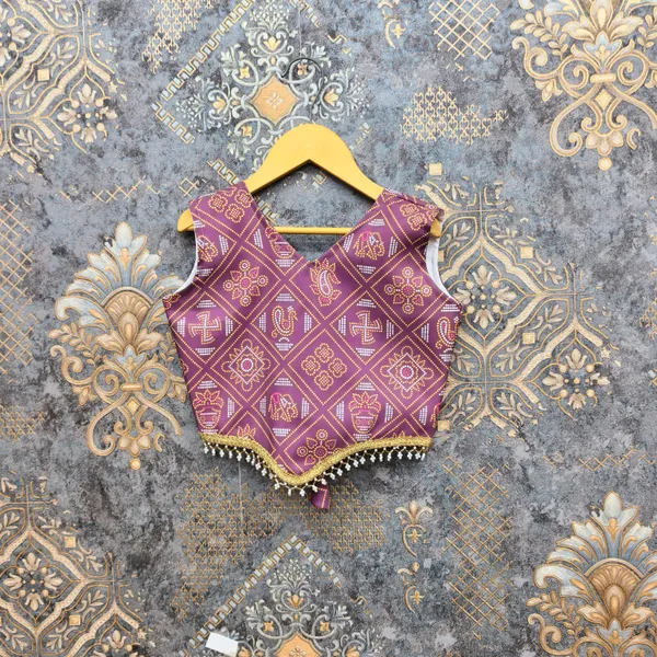 Maroon_Rayon_Flared_Lehenga_Choli_Set_For_Girls