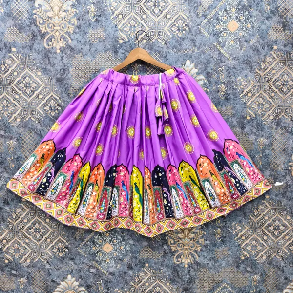 Purple_Rayon_Polka_Dot_Printed_Lehenga_Choli_Set_For_Girls