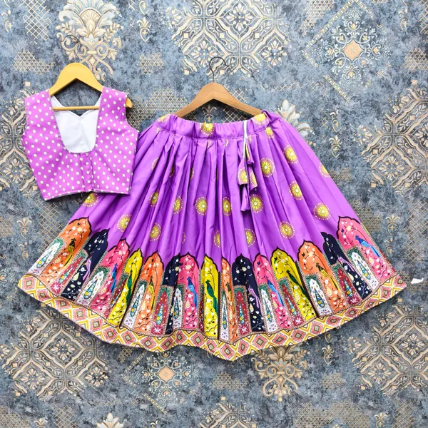 Purple_Rayon_Polka_Dot_Printed_Lehenga_Choli_Set_For_Girls