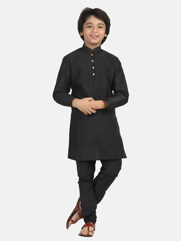 Kids_Kurta_Set_Black