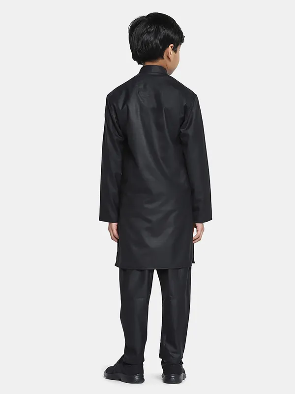 Kids_Kurta_Set_Black