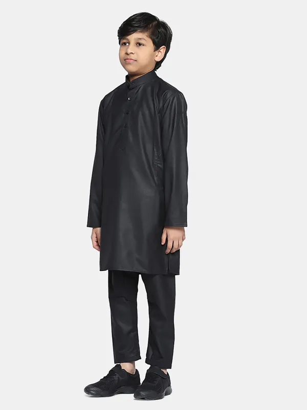 Kids_Kurta_Set_Black