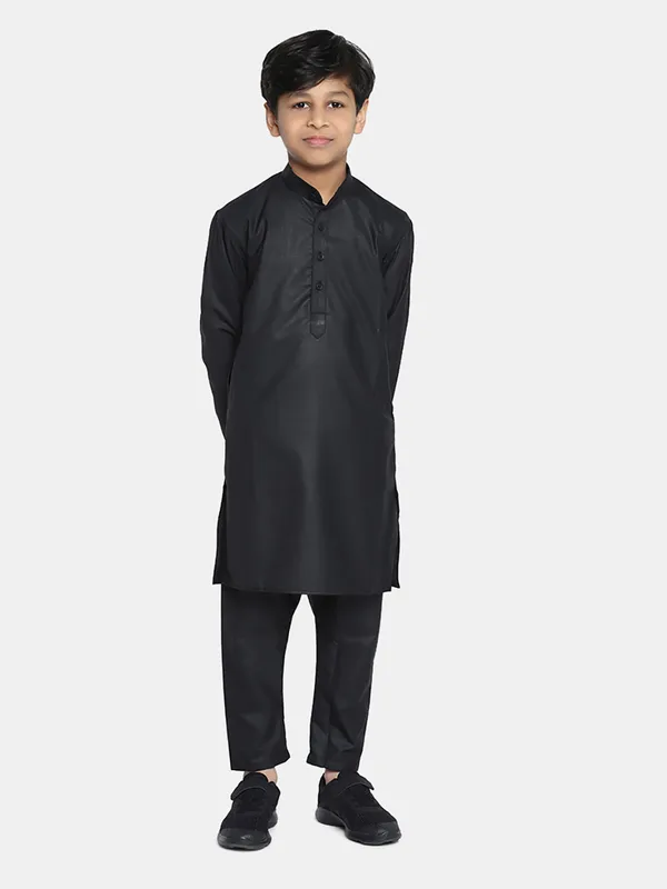 Kids_Kurta_Set_Black