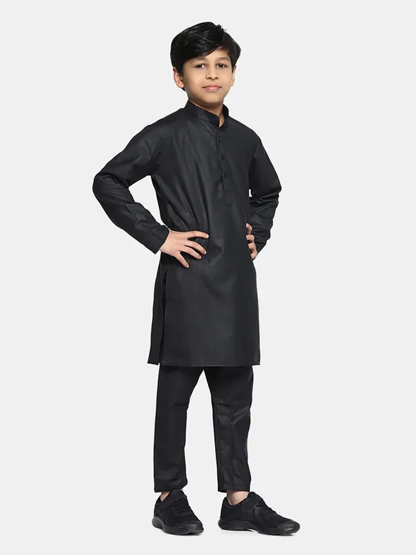Kids_Kurta_Set_Black