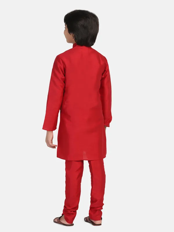 Kids_Kurta_Set_Red