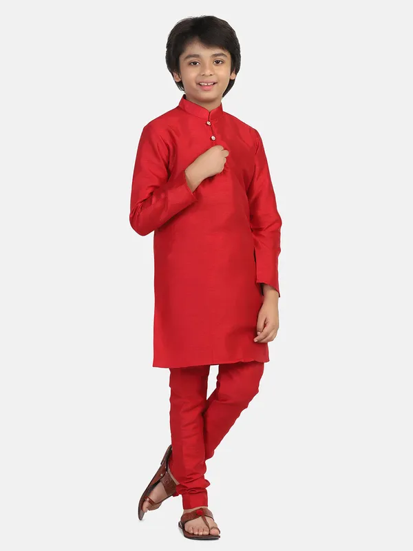 Kids_Kurta_Set_Red