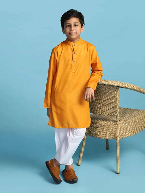 Boys_Yellow_Kurta_Set_Yellow