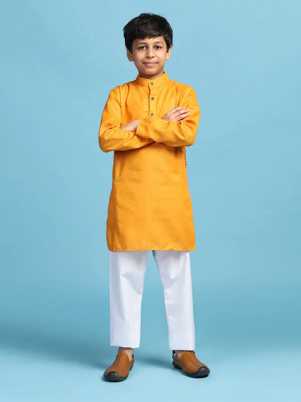 Boys_Yellow_Kurta_Set_Yellow