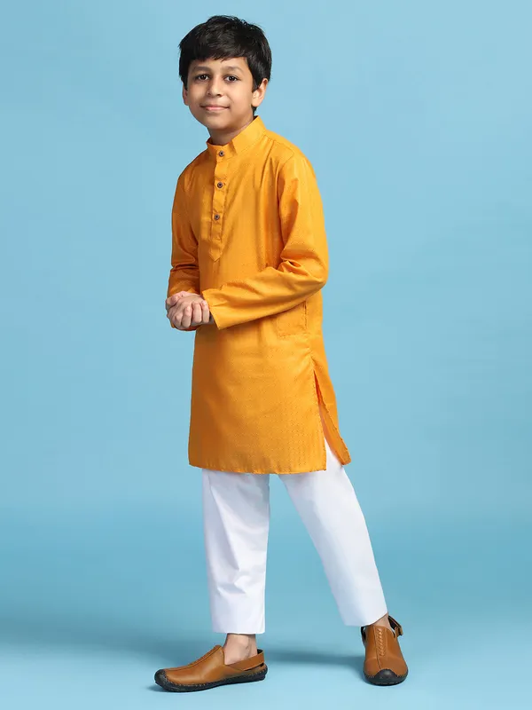 Boys_Yellow_Kurta_Set_Yellow