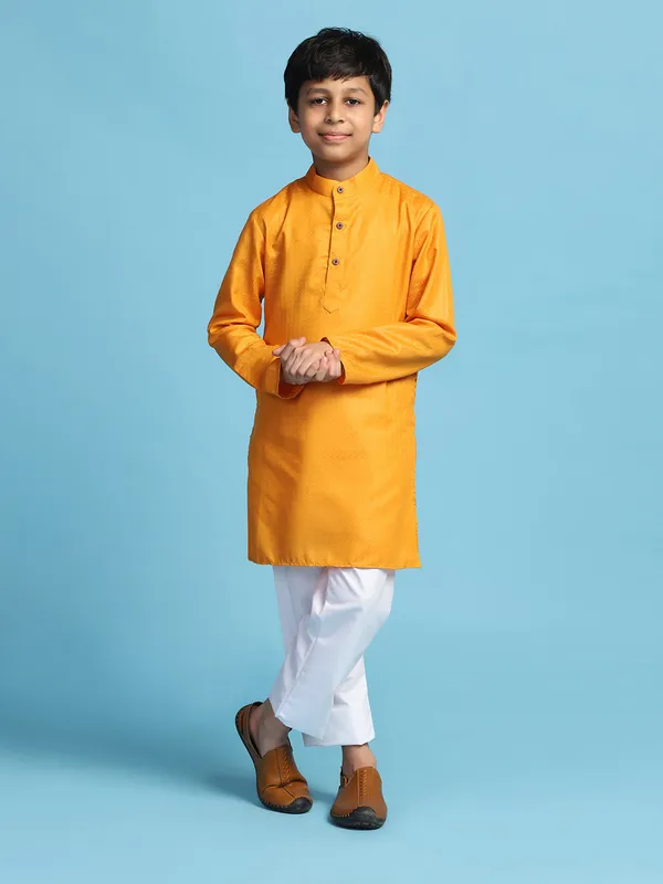 Boys_Yellow_Kurta_Set_Yellow