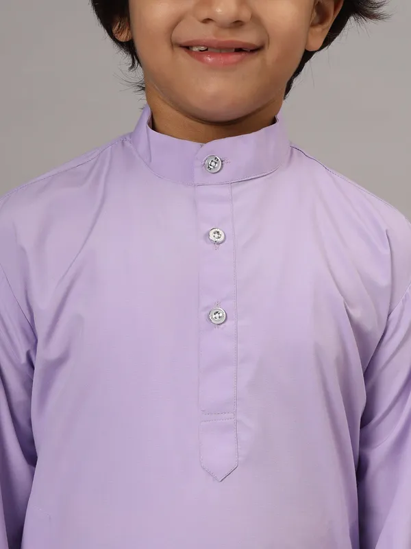 Boys_Purple_Solid_Kurta_Set_Purple