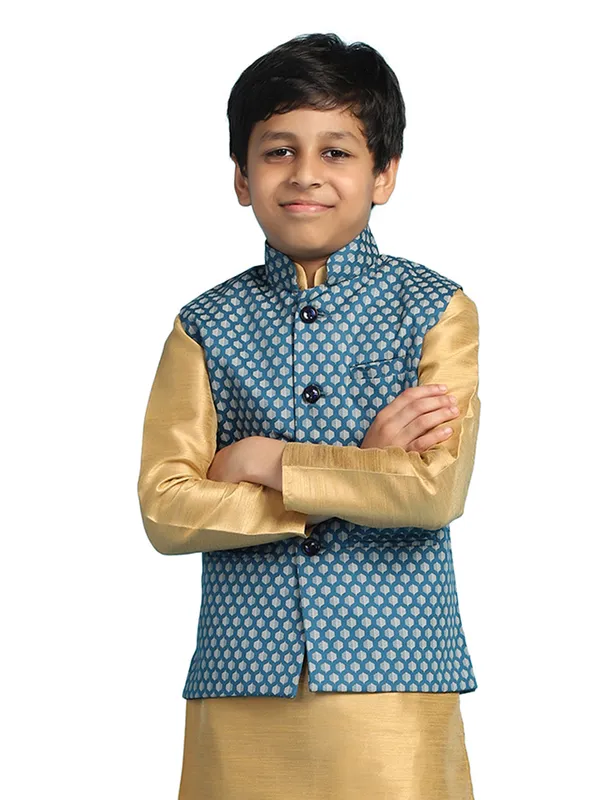 Boys_Blue_Printed_Nehru_Jacket_Blue
