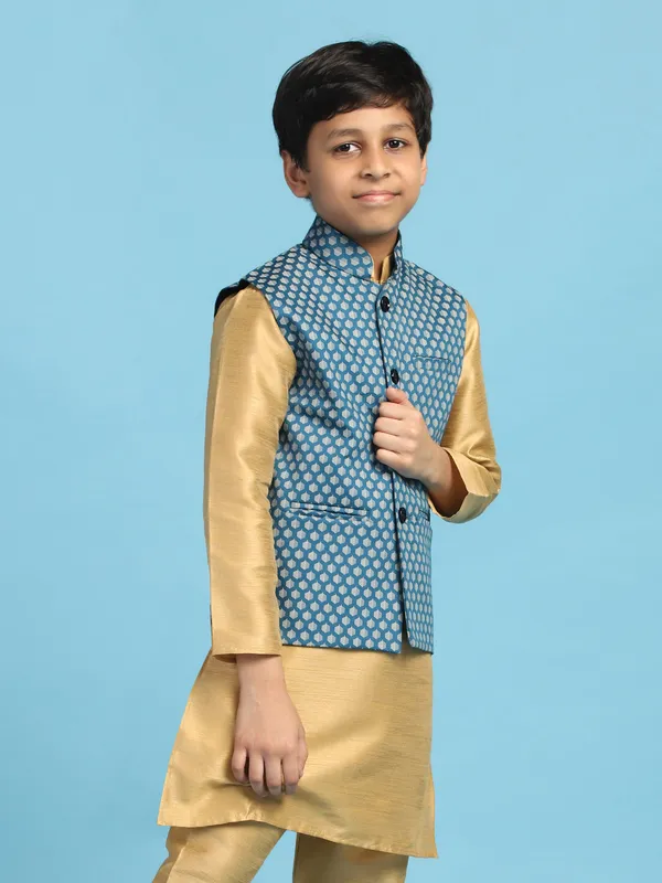 Boys_Blue_Printed_Nehru_Jacket_Blue