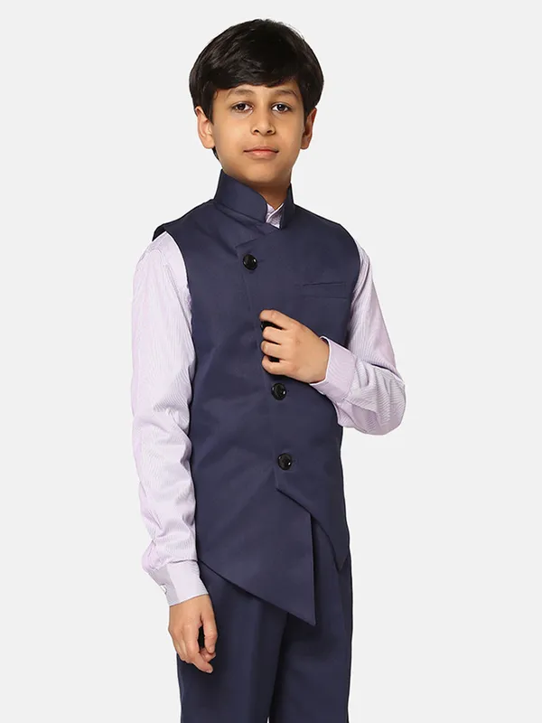 Kids_Blue_Nehru_Jacket_Blue