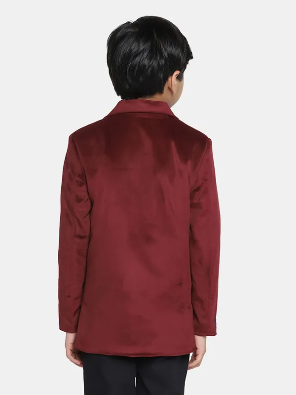 Kids_Maroon_Velvet_Blazer_Maroon