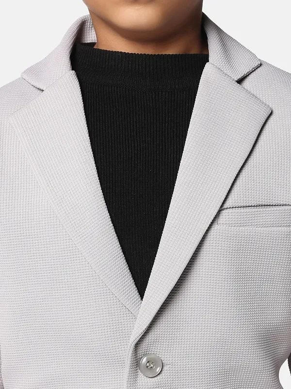Solid_Single_Breasted_Party_Boys_Blazer_Grey