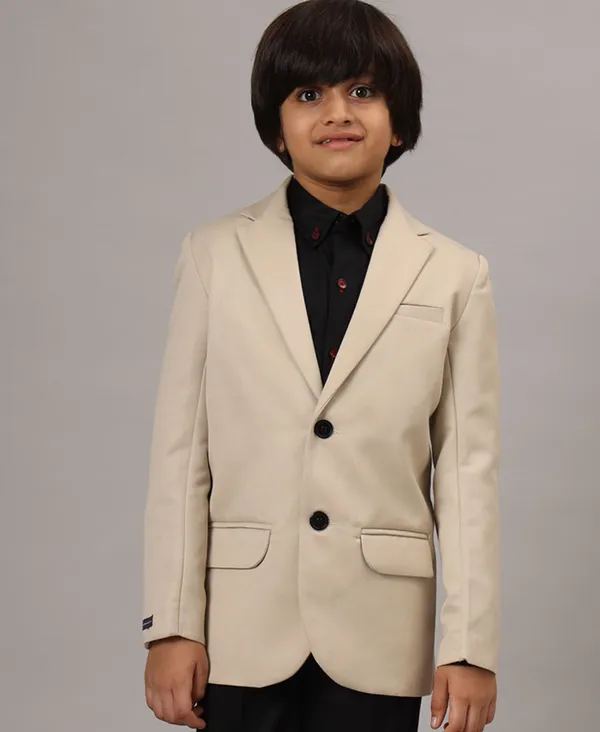 Boys_Solid_Beige_Blazer_Beige