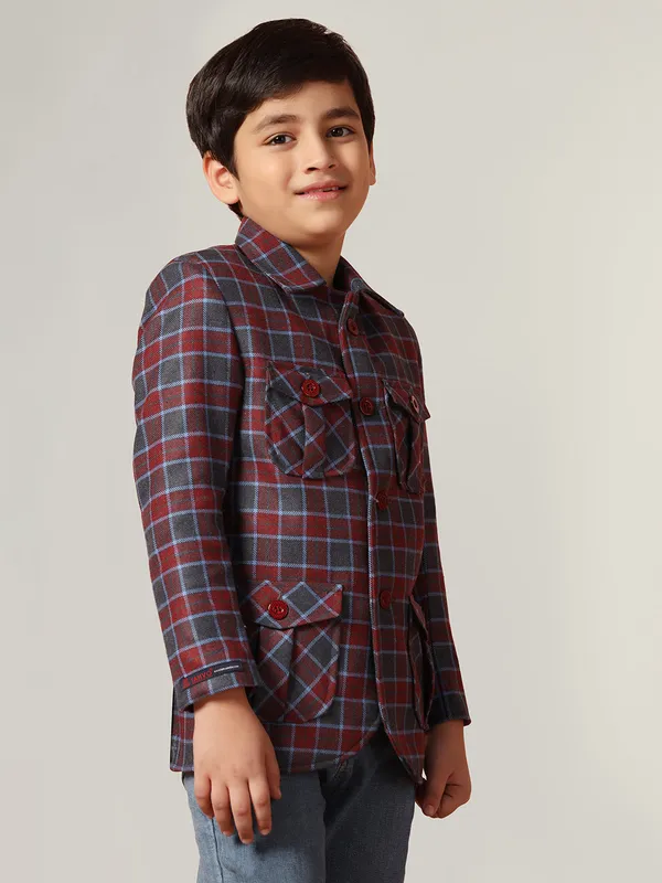 Purple_Tweed_Checked_Jacket_Purple