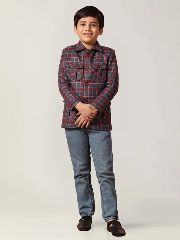 Purple_Tweed_Checked_Jacket_Purple