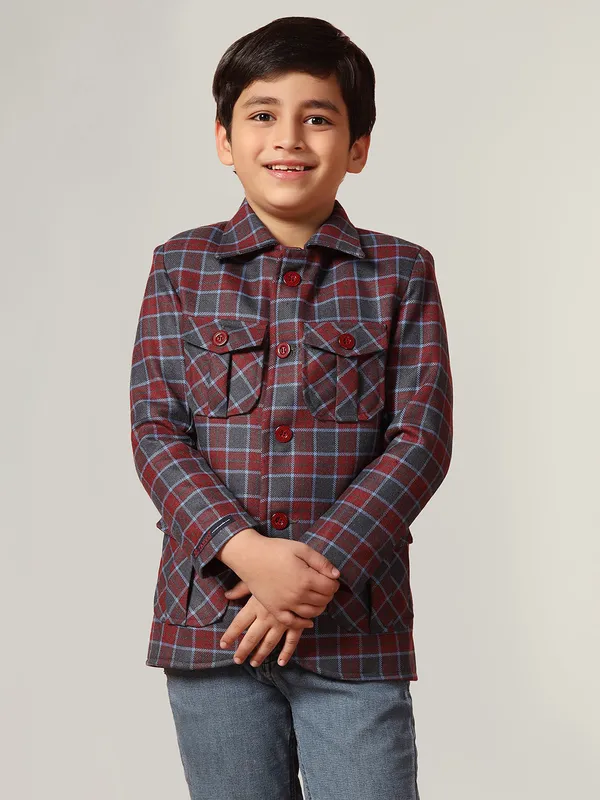 Purple_Tweed_Checked_Jacket_Purple