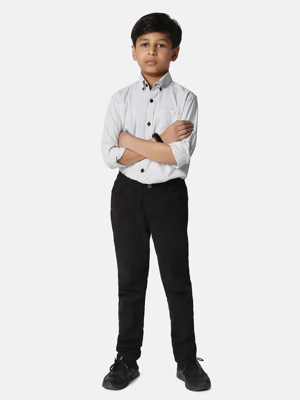 Kids_White_Striped_Shirt_White