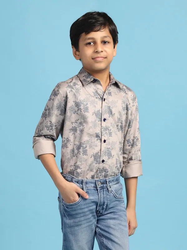 Boys_Grey_Printed_Shirt_Grey