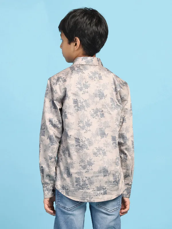 Boys_Grey_Printed_Shirt_Grey