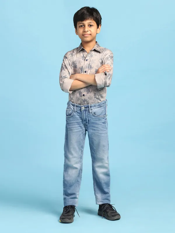 Boys_Grey_Printed_Shirt_Grey