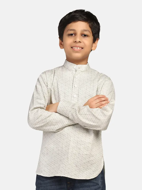 Boys_Green_Kurta_Shirt_Green