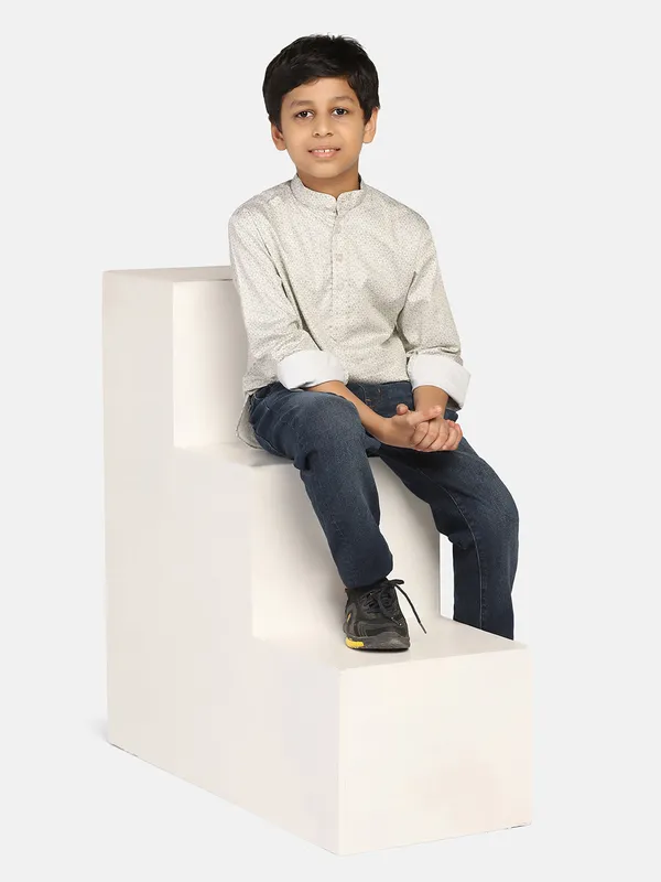 Boys_Green_Kurta_Shirt_Green